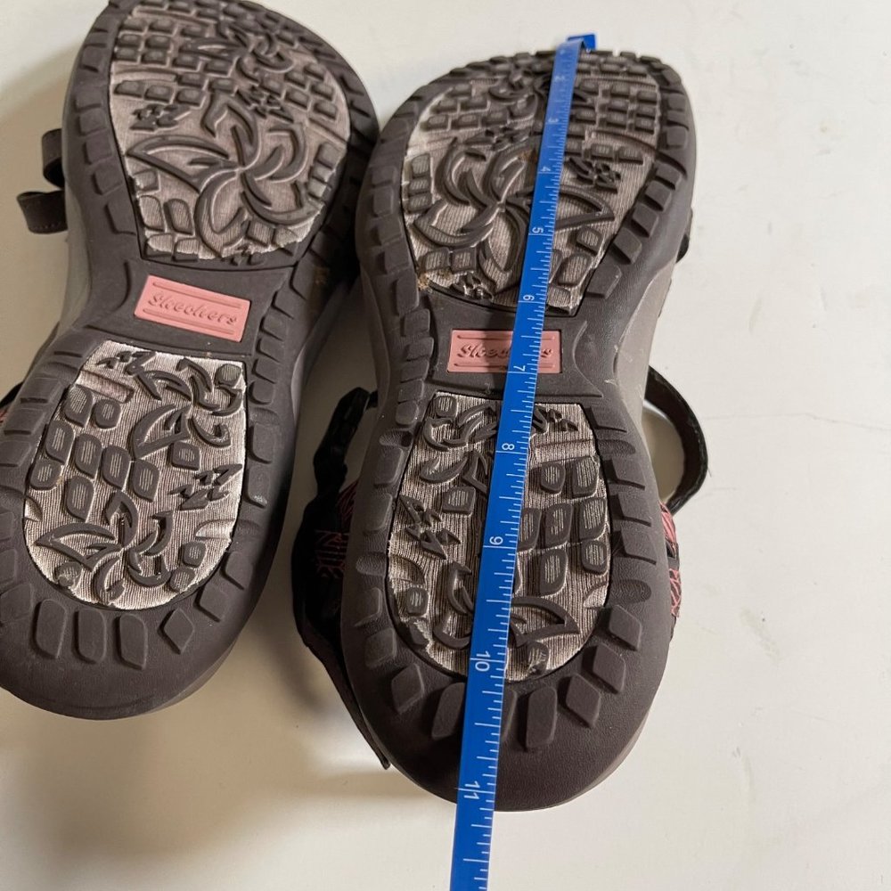 Skechers Reggae Slim Vacay women's approximate sz 10 brown/pink strappy sandals - Picture 9 of 9